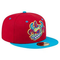Men's New Era Red Scranton Wilkes-Barre RailRiders Copa de la Diversión 59FIFTY Fitted Hat