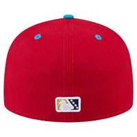 Men's New Era Red Scranton Wilkes-Barre RailRiders Copa de la Diversión 59FIFTY Fitted Hat
