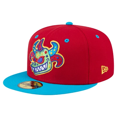Men's New Era Red Scranton Wilkes-Barre RailRiders Copa de la Diversión 59FIFTY Fitted Hat