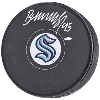 Andre Burakovsky Seattle Kraken Autographed Hockey Puck