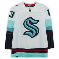 Maillot authentique Adidas blanc autographié par Brandon Tanev du Seattle Kraken