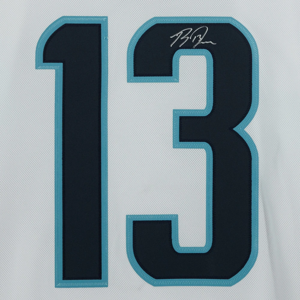 Maillot authentique Adidas blanc autographié par Brandon Tanev du Seattle Kraken