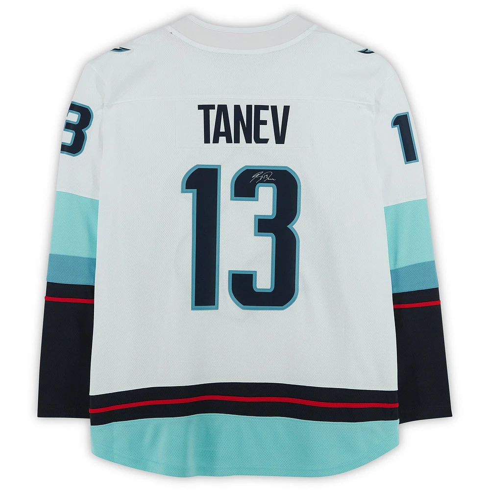 Maillot blanc autographié par Brandon Tanev du Seattle Kraken Fanatics Breakaway