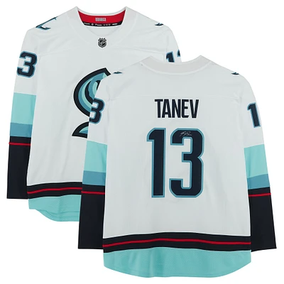 Maillot blanc autographié par Brandon Tanev du Seattle Kraken Fanatics Breakaway