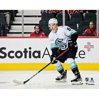 Cale Fleury Seattle Kraken Unsigned Skating Photograph