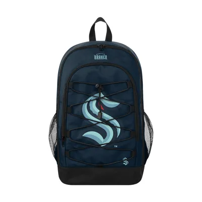 Seattle Kraken FOCO Big Logo Bungee Backpack