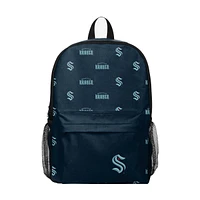 FOCO Seattle Kraken Repeat Logo Backpack