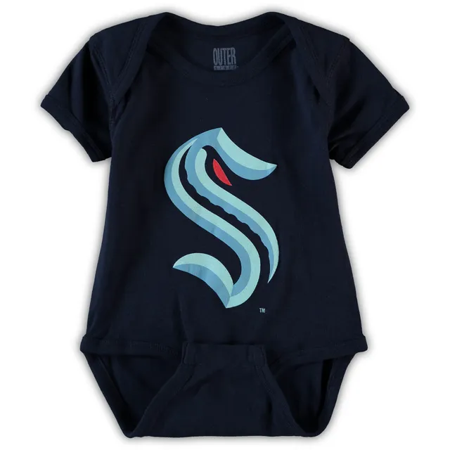 Seattle Mariners Tiny Turnip Women's Space Unicorn T-Shirt - Black