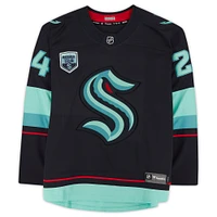 Jamie Oleksiak Deep Sea Blue Seattle Kraken Autographed Fanatics Breakaway Jersey with Inaugural Season Jersey Patch