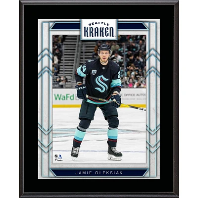 Jamie Oleksiak Seattle Kraken 10.5" x 13" Sublimated Player Plaque