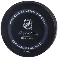 Jamie Oleksiak Seattle Kraken Autographed 2021-22 Inaugural Season Official Game Puck with "Release The Kraken" Inscription