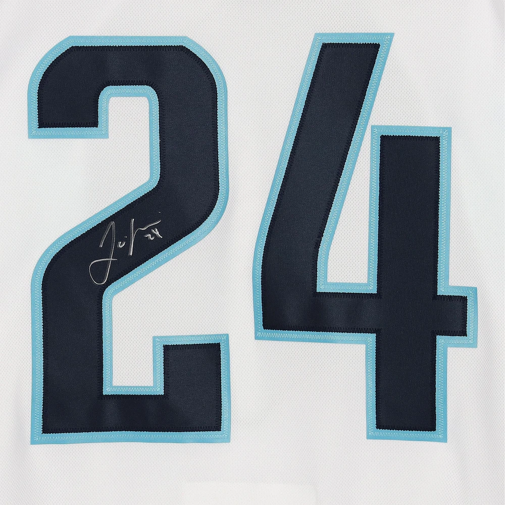 Jamie Oleksiak White Seattle Kraken Autographed adidas Authentic Jersey with Inaugural Season Jersey Patch