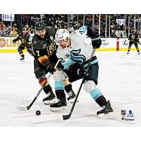 Joonas Donskoi Seattle Kraken Unsigned Controlling Puck Photograph