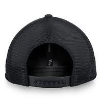 Men's Fanatics  Black Seattle Kraken Team Haze Adjustable Trucker Hat