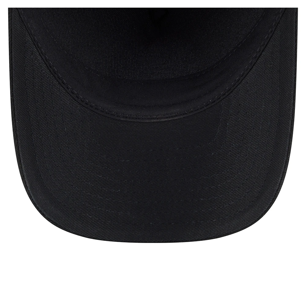 Men's New Era  Black Seattle Kraken Game Day Stealth Flag 9FORTY A-Frame Adjustable Hat