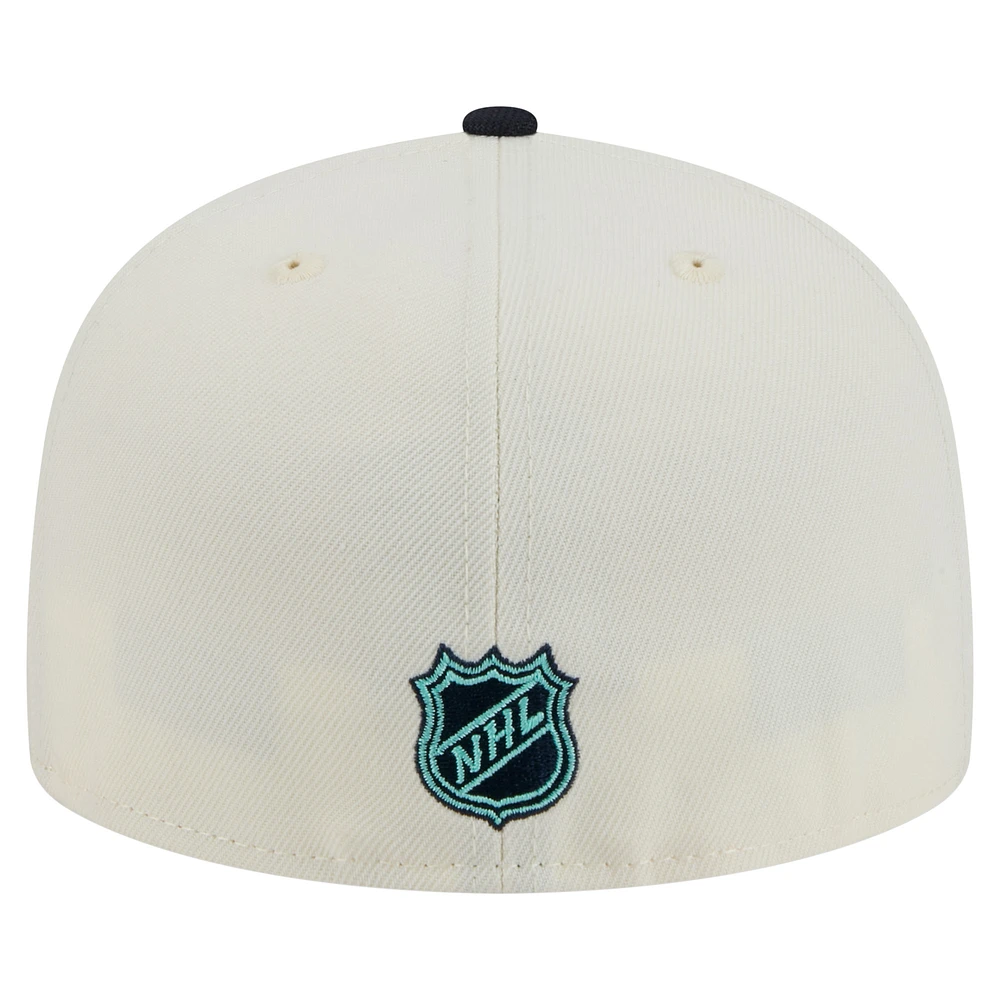 Casquette ajustée bicolore 59FIFTY Seattle Kraken Chrome pour homme de New Era