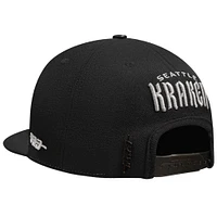 Men's Pro Standard  Cream Seattle Kraken French Terry Snapback Hat