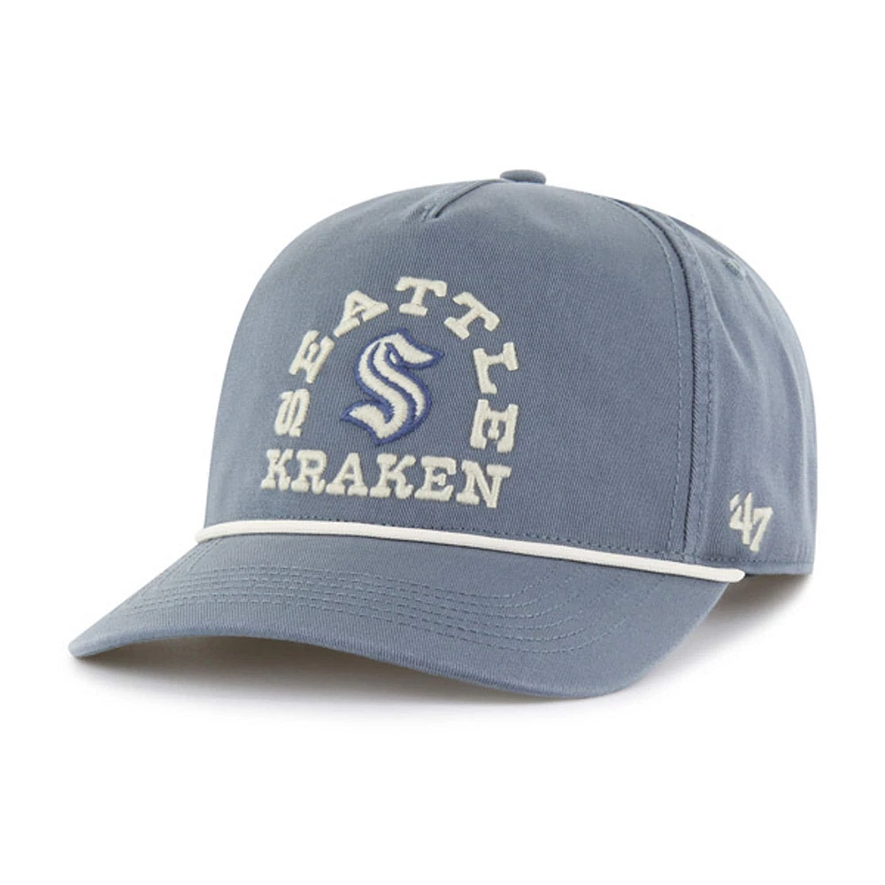 Men's '47 Blue Seattle Kraken Canyon Ranchero Hitch Adjustable Hat