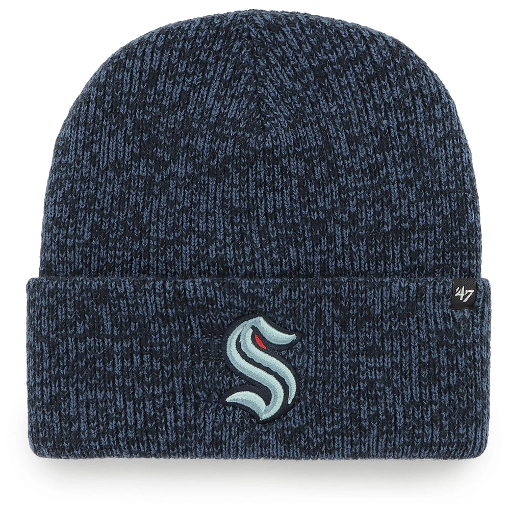 Bonnet en tricot à revers Seattle Kraken Brain Freeze '47 Deep Sea Blue pour hommes