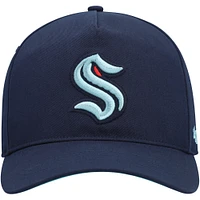 Men's '47 Deep Sea Blue Seattle Kraken Primary Hitch Snapback Hat