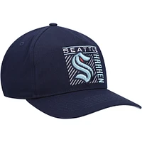 Men's '47 Deep Sea Blue Seattle Kraken Reflex Hitch Snapback Hat