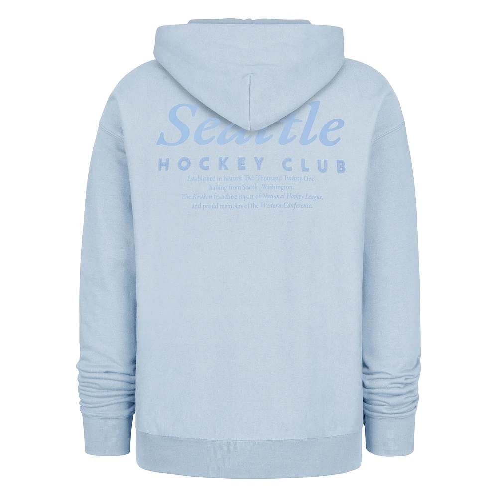 Men's '47  Light Blue Seattle Kraken Foundation Pullover Hoodie