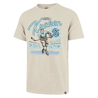 Men's '47  Natural Seattle Kraken Hockey Player Golden Age Scrum T-Shirt