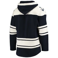 Men's '47 Navy Seattle Kraken Superior Lacer Pullover Hoodie