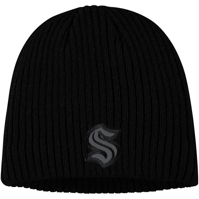 Bonnet en tricot adidas Seattle Kraken Locker Room pour hommes COLD.RDY noir