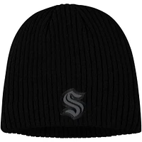 Bonnet en tricot adidas Seattle Kraken Locker Room pour hommes COLD.RDY noir