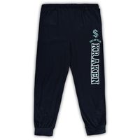 Men's Concepts Sport Deep Sea Blue Seattle Kraken Big & Tall Pullover Hoodie Joggers Sleep Set