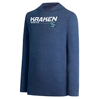 Concepts pour hommes Ensemble sweat à capuche et pantalon de jogging Seattle Kraken Meter Sport gris/bleu profond