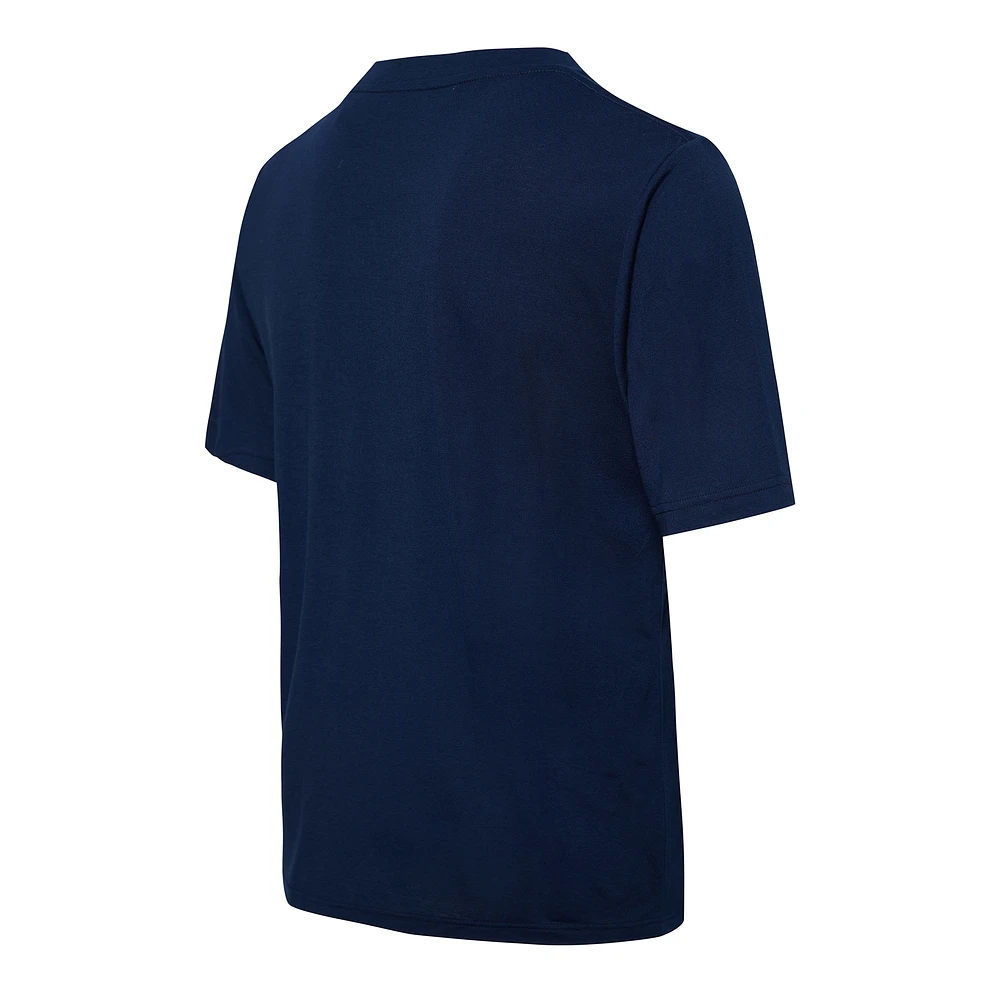 Ensemble de nuit pour hommes Concepts Sport bleu marine/gris Seattle Kraken Arctic T-shirt et pantalon pyjama