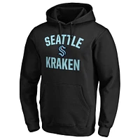 Men's Fanatics Black Seattle Kraken Big & Tall Victory Arch Pullover Hoodie