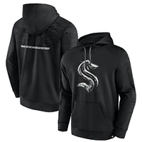 Men's Fanatics Black Seattle Kraken Iced Out Pullover Hoodie