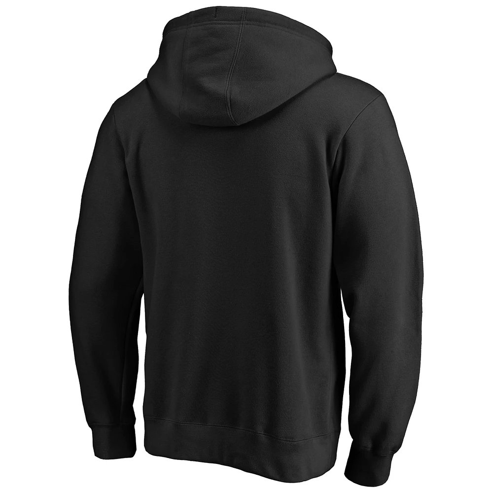 Sweat à capuche grand et haut avec logo principal Seattle Kraken Fanatics Branded pour homme, noir