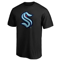 Men's Fanatics Black Seattle Kraken Primary Logo T-Shirt