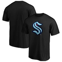 Men's Fanatics Black Seattle Kraken Primary Logo T-Shirt