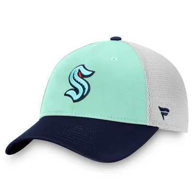 Men's Fanatics Branded Gray Seattle Kraken Secondary Logo Flex Hat