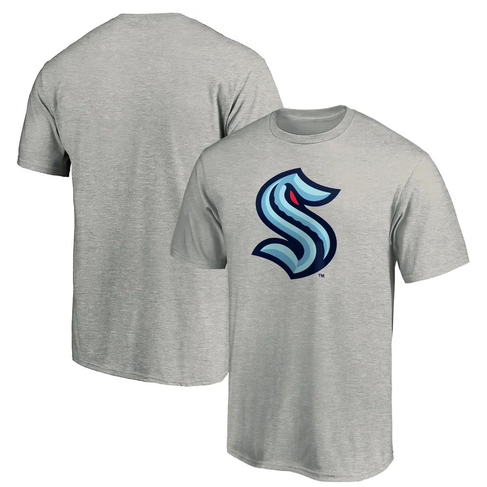 Men's Nike Heathered Gray Seattle Seahawks Primary Logo T-Shirt