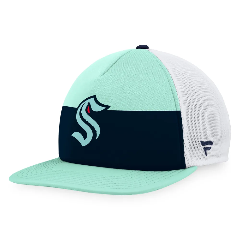 Seattle Kraken Fanatics Branded Secondary Logo Flex Hat - White