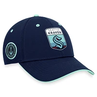 Casquette flexible de repêchage la LNH 2023 Seattle Kraken Fanatics Deep Sea bleu pour hommes