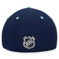 Casquette flexible de repêchage la LNH 2023 Seattle Kraken Fanatics Deep Sea bleu pour hommes