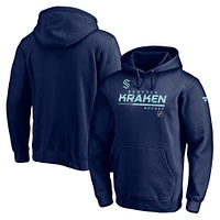 Men's Fanatics Deep Sea Blue Seattle Kraken Authentic Pro Core Collection Prime Pullover Hoodie