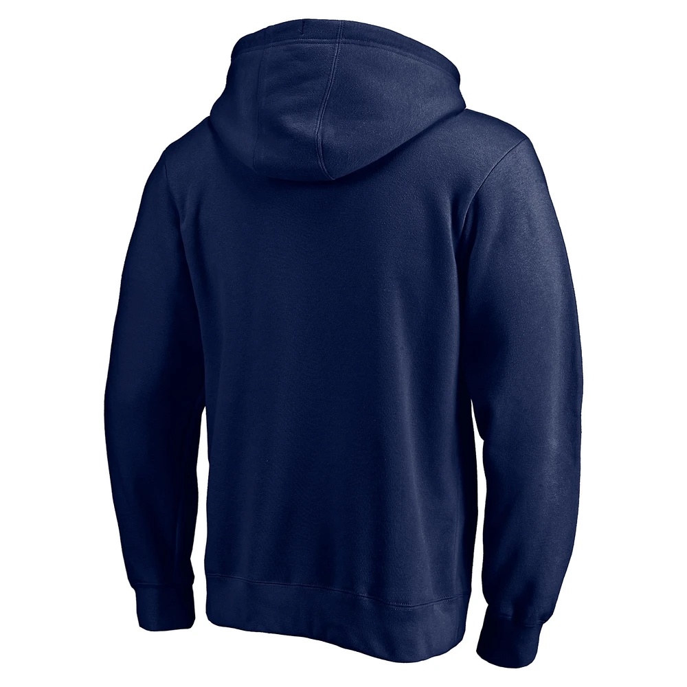 Men's Fanatics Deep Sea Blue Seattle Kraken Authentic Pro Core Collection Prime Pullover Hoodie