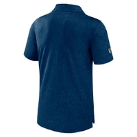 Polo Seattle Kraken Authentic Pro Jacquard Fanatics Deep Sea bleu pour hommes