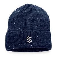 Bonnet en tricot à revers Seattle Kraken Authentic Pro Rink Pinnacle de marque fanatiques pour hommes