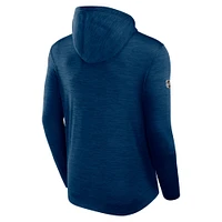 Men's Fanatics Deep Sea Blue Seattle Kraken Authentic Pro Tech Pullover Hoodie