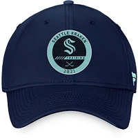 Men's Fanatics Deep Sea Blue Seattle Kraken Authentic Pro Training Camp - Flex Hat