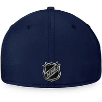 Camp d'entraînement professionnel authentique Seattle Kraken Fanatics Deep Sea Blue pour hommes - Casquette flexible